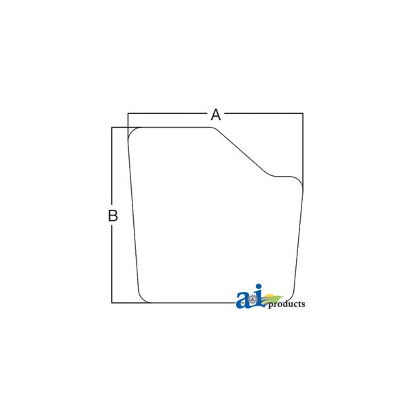 Glass, Door, Non-Venting (RH/LH) - Fixed 49" x35.5" x2"